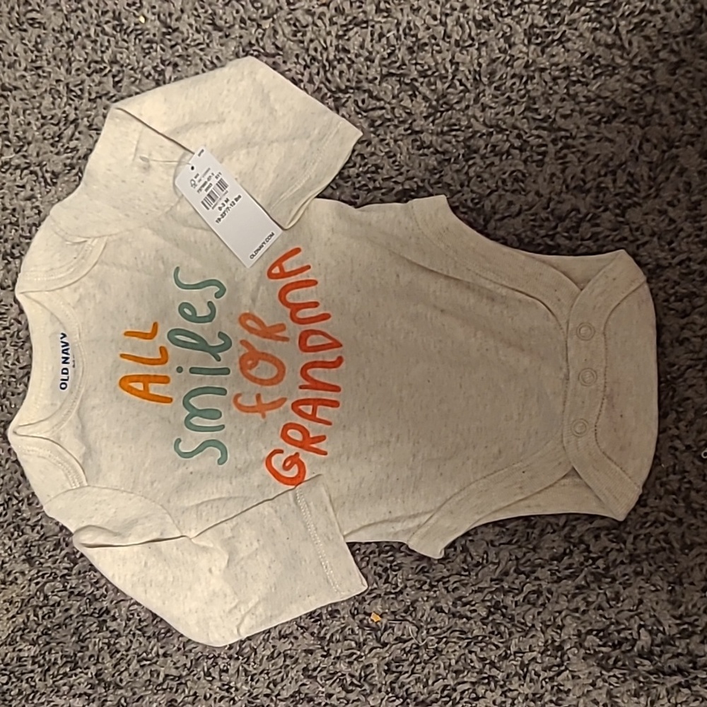 0-3 Month Grandma Onesie